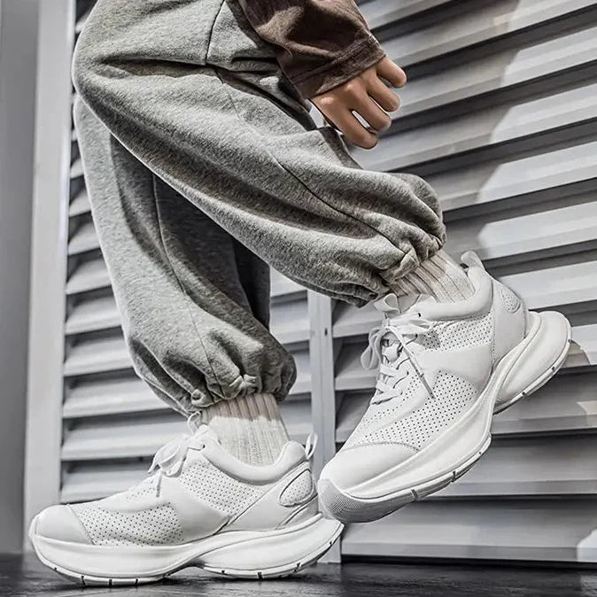 ALVERTON LEATHER TRAINERS